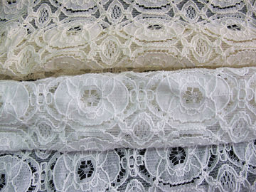 Tela de nylon do laço do algodão Psiquiatra-Resistente, tela geométrica CY-LW0154 da flor fornecedor