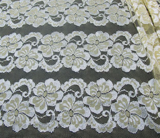 Tingidura Eco-amigável da tela elástica floral ondulada do laço para o vestido de noite CY-DK0037 fornecedor