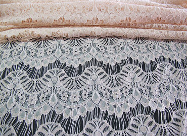 Guipura Scalloped amarrado do preto da tela de malha do laço para a roupa interior/sutiã CY-DK0038 fornecedor