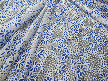 Neutralização colorida círculo do poliéster do algodão por todo o lado na tela do laço da flor para a roupa da criança fornecedor