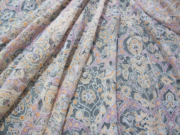 Neutralização floral colorida da tela do laço do poliéster do algodão por todo o lado no laço para a senhora Vestuário (CY-DK0040) fornecedor
