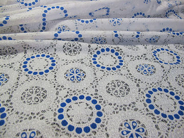 Neutralização geométrica cor-de-rosa do algodão da tela do laço do poliéster por todo o lado no laço para a senhora Roupa (CY-DK0041) fornecedor
