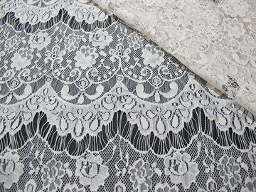 Dilua a tela scalloped do laço da pestana laço francês de nylon oco para o vestuário da senhora (CY-DN0002) fornecedor