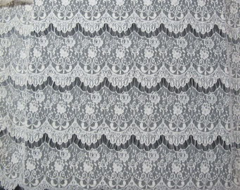 Dilua a tela scalloped do laço da pestana laço francês de nylon oco para o vestuário da senhora (CY-DN0002) fornecedor