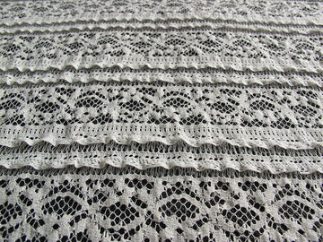 Tela Eco-Amigável do Spandex do algodão do laço do estiramento, guarnição elástica bege CY-LW0220 do laço fornecedor