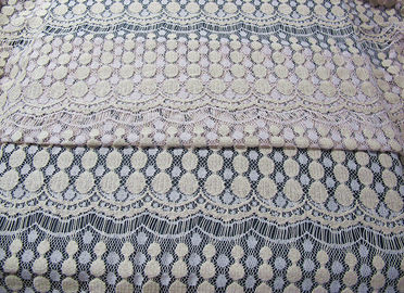 Marfim de nylon SYD-0006 solúvel em água da guarnição da tela do laço do algodão do vestido das senhoras fornecedor