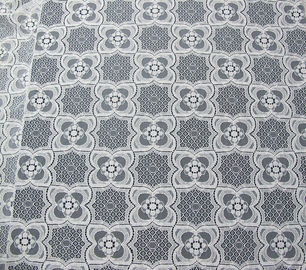 Marfim de nylon feito malha da tela do laço do algodão do tule para o pijama SYD-0007 Eco-Amigável fornecedor