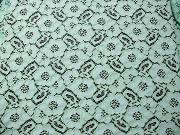 Do algodão verde da guipura da hortelã tela de nylon do laço/tela de estofamento SYD-0010 fornecedor