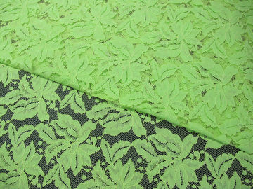 Verde de nylon da tela do laço do algodão floral bonito com o SYD-0013 de tingidura reactivo fornecedor