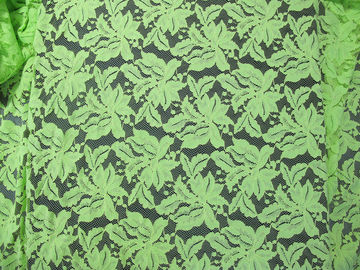 Verde de nylon da tela do laço do algodão floral bonito com o SYD-0013 de tingidura reactivo fornecedor