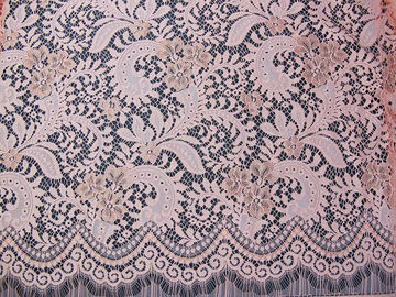 Tela de nylon do laço dos vestidos de casamento de rayon do algodão alaranjado elegante Nenhum-Elástica fornecedor