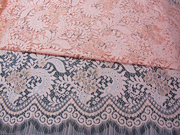Tela de nylon do laço dos vestidos de casamento de rayon do algodão alaranjado elegante Nenhum-Elástica fornecedor