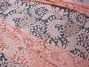Tela de nylon do laço dos vestidos de casamento de rayon do algodão alaranjado elegante Nenhum-Elástica fornecedor