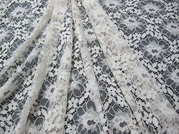 Branco de nylon da tela do laço do algodão floral Eco-Amigável para GV BV da roupa interior SEU fornecedor