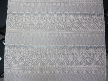 Pestana cinzenta da tela elástico de nylon do laço do algodão flor grossa feita malha para a senhora Pingamento fornecedor