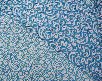 Tingidura livre amigável do AZO de Eco da tela de nylon colorida do laço do algodão da flor fornecedor