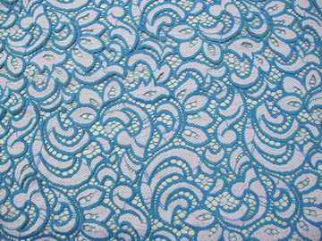 Tingidura livre amigável do AZO de Eco da tela de nylon colorida do laço do algodão da flor fornecedor