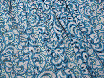 Tingidura livre amigável do AZO de Eco da tela de nylon colorida do laço do algodão da flor fornecedor