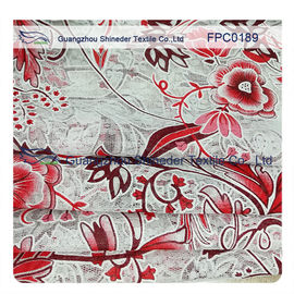 As flores envolveram-se com tela do laço da neutralização de Polyester&amp;Cotton da videira para o vestido/vestuário das senhoras fornecedor
