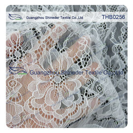 1.45*3 mede a guarnição de nylon do laço de chantilly do tamanho para o vestido da forma &amp; de casamento fornecedor