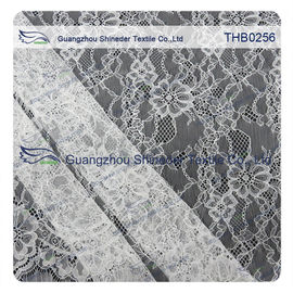 1.45*3 mede a guarnição de nylon do laço de chantilly do tamanho para o vestido da forma &amp; de casamento fornecedor