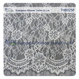 1.45*3 mede a guarnição de nylon do laço de chantilly do tamanho para o vestido da forma &amp; de casamento fornecedor