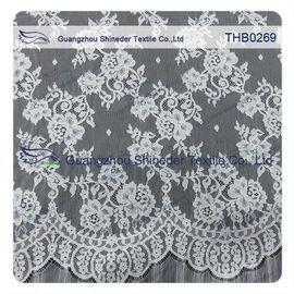 As flores incontáveis 3*1.5m fazem sob medida a tela do laço de chantilly do nylon de 100% para o vestido de casamento fornecedor