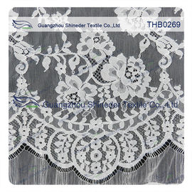 As flores incontáveis 3*1.5m fazem sob medida a tela do laço de chantilly do nylon de 100% para o vestido de casamento fornecedor