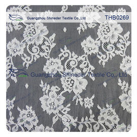As flores incontáveis 3*1.5m fazem sob medida a tela do laço de chantilly do nylon de 100% para o vestido de casamento fornecedor