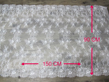 Nupcial branco da tenacidade alta por todo o lado no laço para o vestido de casamento CY-HB0457 fornecedor