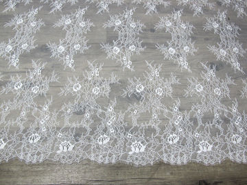 Nupcial branco da tenacidade alta por todo o lado no laço para o vestido de casamento CY-HB0457 fornecedor