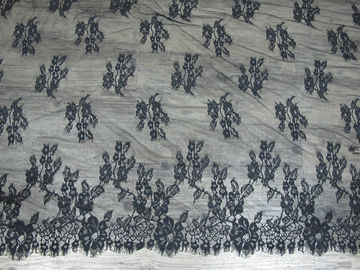 Nylon preto grande da guarnição 100% do laço da pestana da forma para a senhora Pingamento CY-HB0481 fornecedor