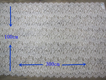 Guarnição da tela do laço da pestana de W 100 cm com o frisado feito-à-medida material de nylon fornecedor
