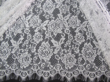 Guarnição da tela do laço da pestana de W 100 cm com o frisado feito-à-medida material de nylon fornecedor