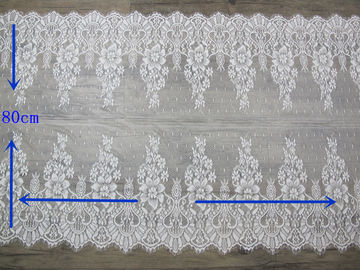 Guarnições elásticas do laço da pestana do vestido do vestido pelo completo brilhante preto chique da jarda fornecedor