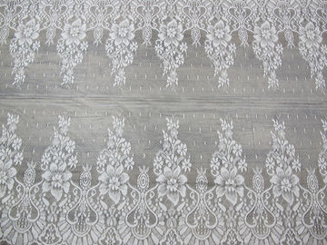Guarnições elásticas do laço da pestana do vestido do vestido pelo completo brilhante preto chique da jarda fornecedor