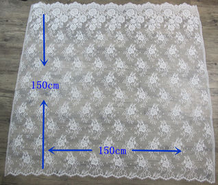 Guarnição de nylon quadrada do laço da pestana/laço excelente do vestido para a decoração 150cm x 150cm fornecedor