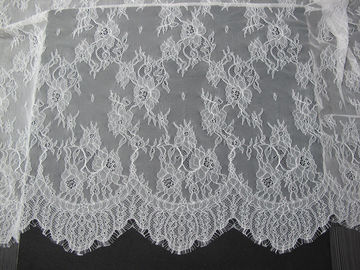 Laço branco da pestana elegante de nylon que apara 150cm Exquisitely feito CY-HB0594 fornecedor