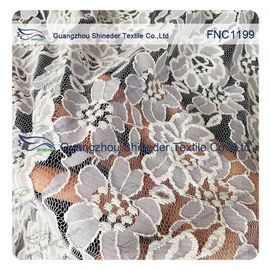 Tela de nylon do laço do algodão do teste padrão floral para vestuários da forma, vestido de casamento fornecedor