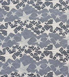 Ate a largura de nylon 1.5m das estrelas de Fabirc do algodão de Fabirc (FNC) para o vestido fornecedor
