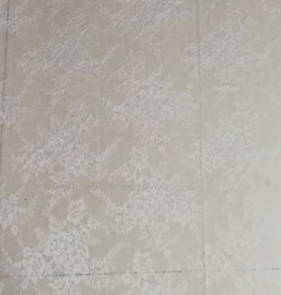 Tela amarrado de nylon do laço do jacquard do teste padrão do projeto da flor pela jarda fornecedor