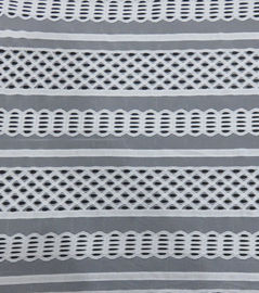 Treine as linhas tela de nylon das trilhas do laço do algodão líquido para vestidos do vestuário ou do verão fornecedor