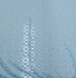 Tela elástica do laço do Spandex &amp; do nylon com teste padrão de flor pequeno elíptico fornecedor