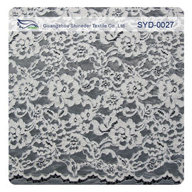 Vestidos amarrado suíços das noivas da tela do laço do jacquard da forma de prata fornecedor