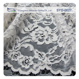 Vestidos amarrado suíços das noivas da tela do laço do jacquard da forma de prata fornecedor