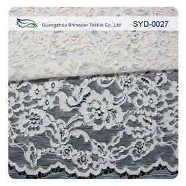 Vestidos amarrado suíços das noivas da tela do laço do jacquard da forma de prata fornecedor