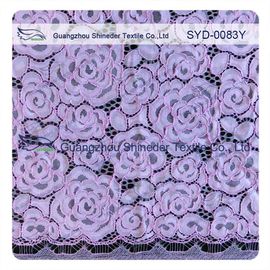 Roxo que tinge a tela amarrado elástico do laço mais o vestido de casamento do tamanho fornecedor