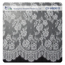 Guarnição do laço da pestana da costura da flor branca para o vestido de casamento nupcial fornecedor