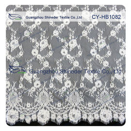O costume imprimiu o aparamento do laço do voile/a tela suíços do laço vestidos de casamento fornecedor