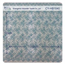 Laço nupcial floral encantador macio fino de Chantilly, laço de nylon do vestido de casamento da vieira fornecedor